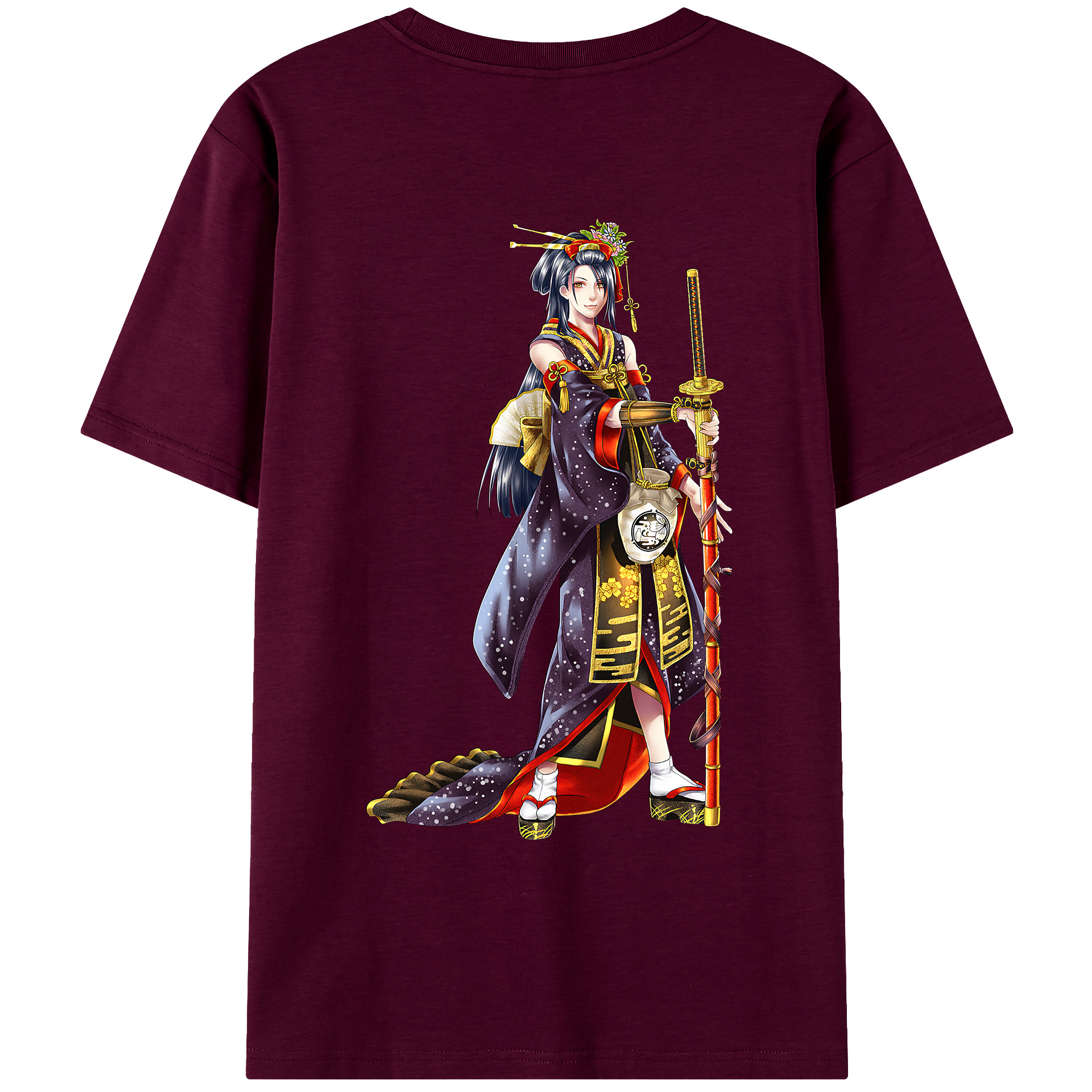 （画像用） 刀剣乱舞 Touken Ranbu レディース半袖Tシャツ(バックプリント)